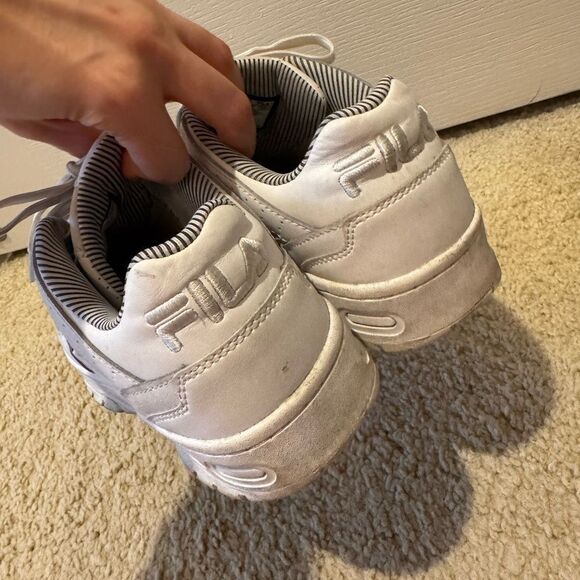 Men's White Athletic Shoes - Picture 2 of 4